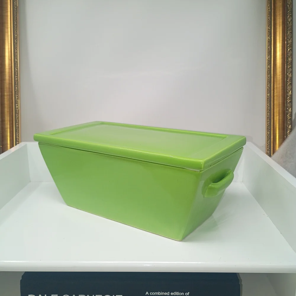 Green Ceramic Serveware Dish